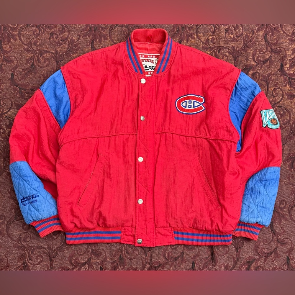 90s Nutmeg Montreal Canadians NHL STARTER Style Puffy Coat